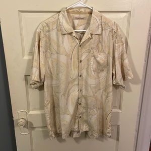 Tommy Bahama Button Down Men’s Size Large Silk Shirt
